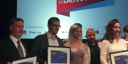 Remise des prix lors de la soirée du Grand prix des chefs d’entreprises 2016