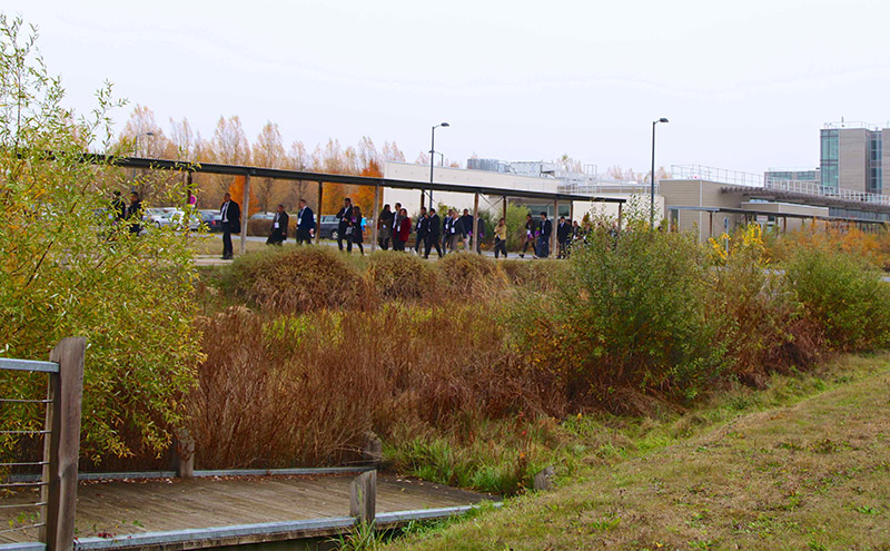 Group of people going to Manutan Purshasing Day 2018