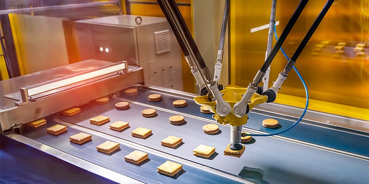 Photo d'une usine de fabrication de gâteaux