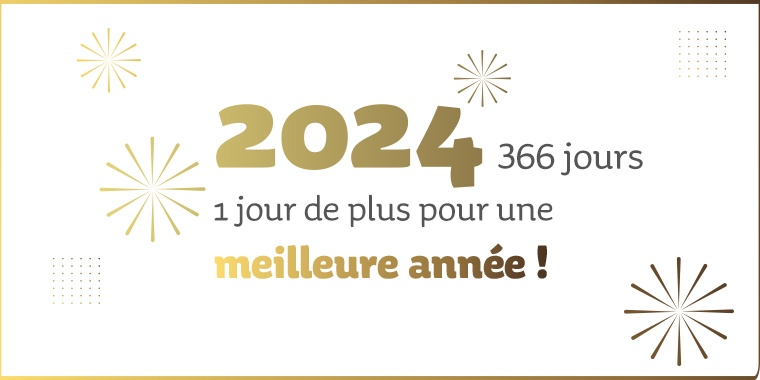 Illustration pour souhaiter les vœux 2024