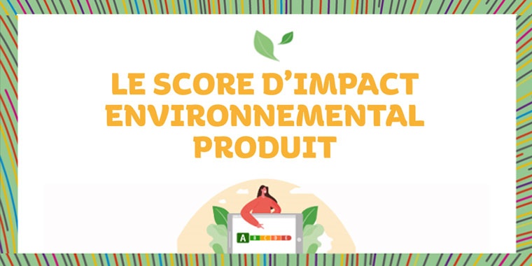 illustartion avec pour inscription le score d'impact environnemental