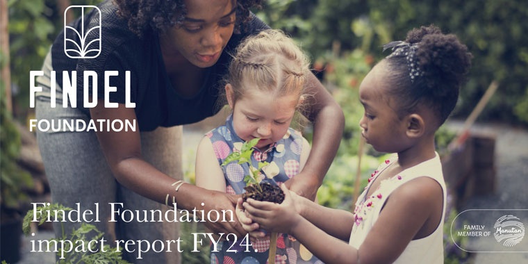 Visuel de couverture du rapport de la Fondation Findel 2024