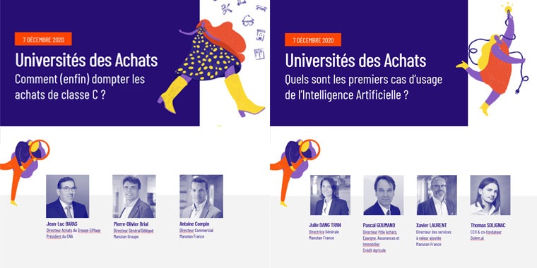 Participants in Universités des Achats Conferences