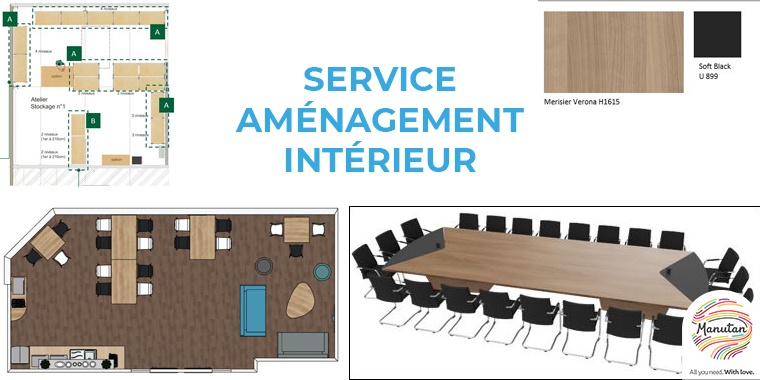 Service aménagement intérieur de Manutan