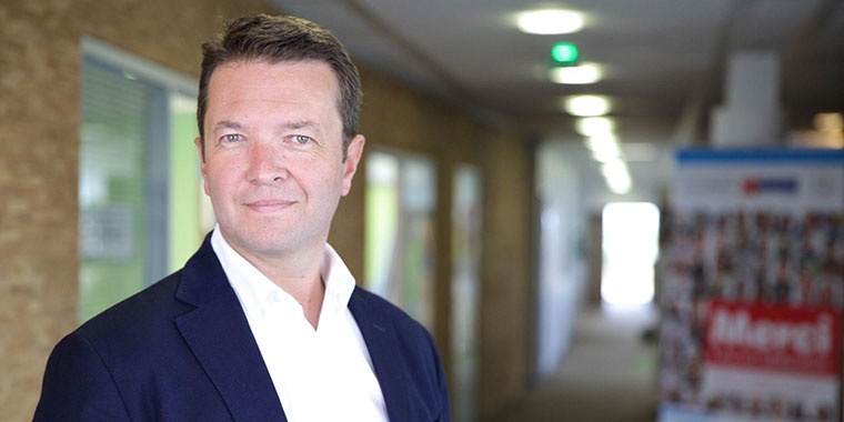 Photo d'Alexis Clarke, directeur Marketing et technologie du groupe Manutan