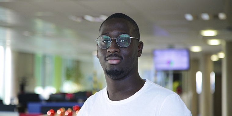 Photo d'Abdellah Diawara, apprenti conseiller commercial chez Manutan France