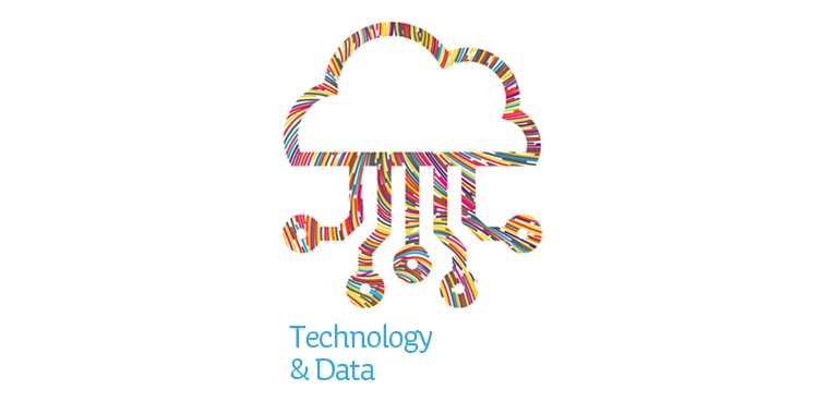 Illustration of a data cloud with the inscription 