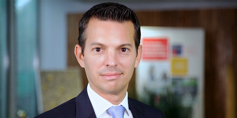 Photo of Antoine Compin, Managing Director of Manutan France