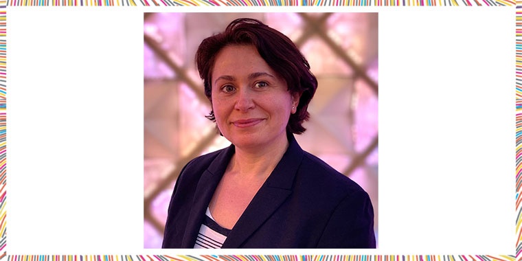 Photo de Nisrene Haddad, Directrice RSE du groupe Manutan. 