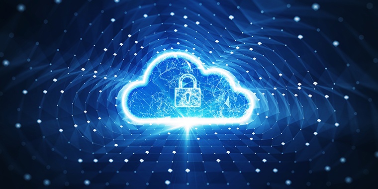 Image illustrating the cloud and data
